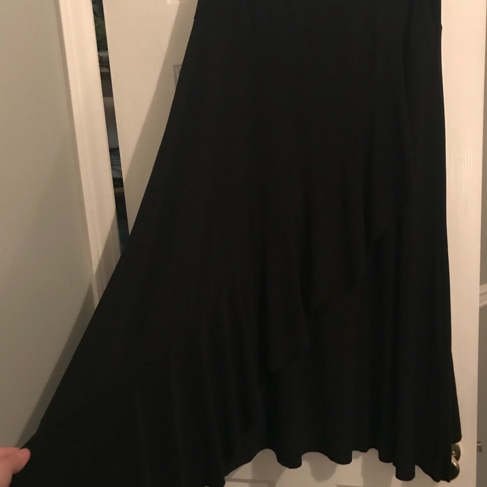 Long black skirt